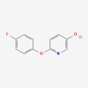 molecular formula C11H8FNO2 B2658155 6-(4-Fluorophenoxy)pyridin-3-ol CAS No. 364758-55-4