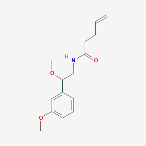 N-(2-methoxy-2-(3-methoxyphenyl)ethyl)pent-4-enamide