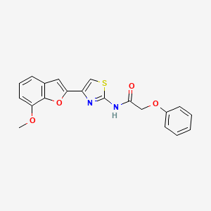 N-(4-(7-methoxybenzofuran-2-yl)thiazol-2-yl)-2-phenoxyacetamide