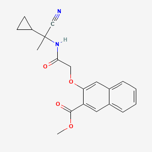 Methyl 3-{[(1-cyano-1-cyclopropylethyl)carbamoyl]methoxy}naphthalene-2-carboxylate