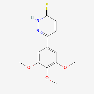 6-(3,4,5-Trimethoxyphenyl)pyridazine-3-thiol