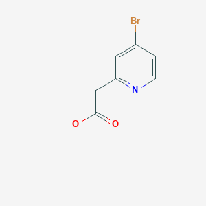 molecular formula C11H14BrNO2 B2658185 tert-Butyl 2-(4-bromopyridin-2-yl)acetate CAS No. 1266119-33-8
