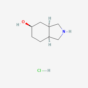 molecular formula C8H16ClNO B2658219 (3aR,5R,7aS)-rel-5-Hydroxy-2H-isoindole CAS No. 2059917-88-1; 52865-10-8