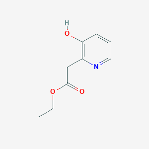 molecular formula C9H11NO3 B2658259 Ethyl 2-(3-hydroxypyridin-2-yl)acetate CAS No. 2584-12-5