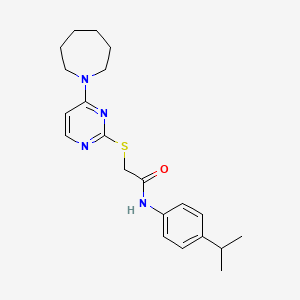4-(6-chloro-4-oxoquinazolin-3(4H)-yl)-N-(2-fluorophenyl)piperidine-1-carboxamide