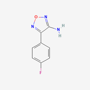 B2658389 4-(4-Fluorophenyl)-1,2,5-oxadiazol-3-amine CAS No. 99817-27-3