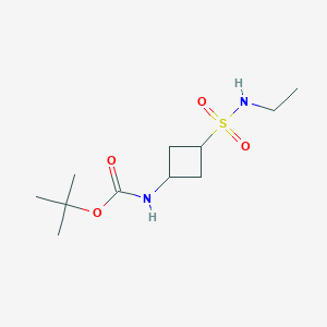 molecular formula C11H22N2O4S B2658405 Tert-butyl N-[3-(ethylsulfamoyl)cyclobutyl]carbamate CAS No. 2580236-43-5