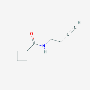 N-(but-3-yn-1-yl)cyclobutanecarboxamide