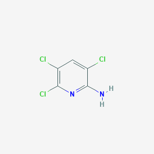 molecular formula C5H3Cl3N2 B2658437 3,5,6-Trichloropyridin-2-amine CAS No. 1378670-79-1; 313535-01-2