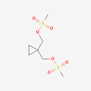 molecular formula C7H14O6S2 B2658440 1,1-Cyclopropanedimethanol dimethanesulfonate CAS No. 136476-38-5