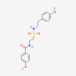 4-methoxy-N-(2-(N-(4-methoxyphenethyl)sulfamoyl)ethyl)benzamide