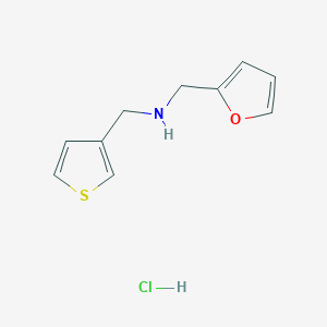(2-Furylmethyl)(3-thienylmethyl)amine hydrochloride