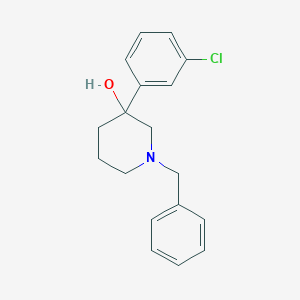 1-Benzyl-3-(3-chlorophenyl)piperidin-3-ol