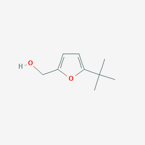 molecular formula C9H14O2 B2658506 (5-叔丁基呋喃-2-基)甲醇 CAS No. 63711-16-0