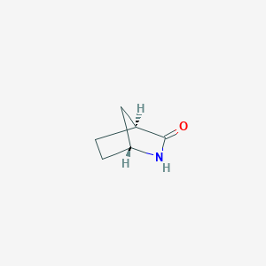 molecular formula C6H9NO B2658549 (1R,4S)-2-azabicyclo[2.2.1]heptan-3-one CAS No. 134003-02-4