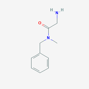molecular formula C10H14N2O B2658611 2-氨基-N-苄基-N-甲基乙酰胺 CAS No. 82155-38-2