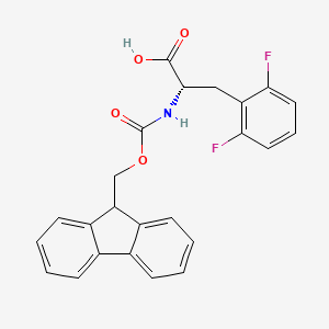 molecular formula C24H19F2NO4 B2658612 Fmoc-2,6-Difluoro-L-Phenylalanine CAS No. 1235005-44-3