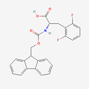 molecular formula C24H19F2NO4 B2658612 Fmoc-2,6-二氟-L-苯丙氨酸 CAS No. 1235005-44-3