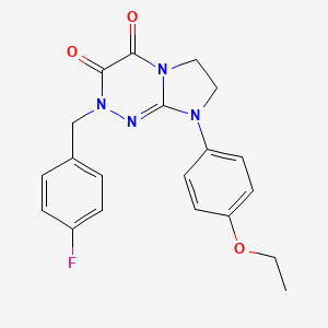 8-(4-ethoxyphenyl)-2-(4-fluorobenzyl)-7,8-dihydroimidazo[2,1-c][1,2,4]triazine-3,4(2H,6H)-dione