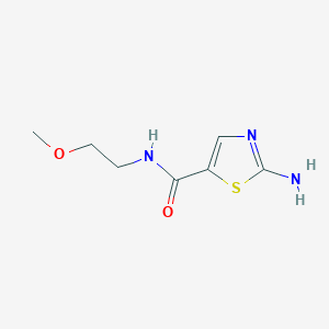2-Amino-N-(2-methoxyethyl)thiazole-5-carboxamide