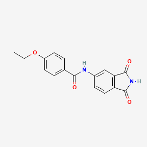 molecular formula C17H14N2O4 B2658700 N-(1,3-dioxoisoindolin-5-yl)-4-ethoxybenzamide CAS No. 683235-25-8