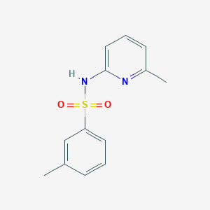 molecular formula C13H14N2O2S B265871 3-methyl-N-(6-methyl-2-pyridinyl)benzenesulfonamide 