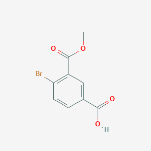 molecular formula C9H7BrO4 B2658716 4-溴-3-(甲氧羰基)苯甲酸 CAS No. 41684-08-6