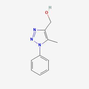 molecular formula C10H11N3O B2658747 (5-甲基-1-苯基-1H-1,2,3-三唑-4-基)甲醇 CAS No. 1239785-77-3