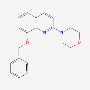 molecular formula C20H20N2O2 B2658768 4-(8-(Benzyloxy)quinolin-2-yl)morpholine CAS No. 941954-40-1