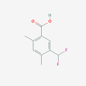 molecular formula C10H10F2O2 B2658787 5-(Difluoromethyl)-2,4-dimethylbenzoic acid CAS No. 2091785-35-0