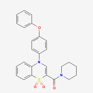 N-(4-fluorophenyl)-3,5-dimethyl-1-(6-phenylpyridazin-3-yl)-1H-pyrazole-4-sulfonamide