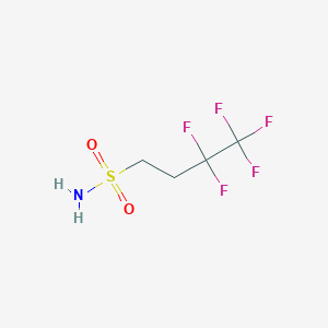 molecular formula C4H6F5NO2S B2658872 3,3,4,4,4-Pentafluorobutane-1-sulfonamide CAS No. 29765-92-2