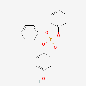 molecular formula C18H15O5P B2658905 4-Hydroxyphenyl diphenyl phosphate CAS No. 56806-74-7