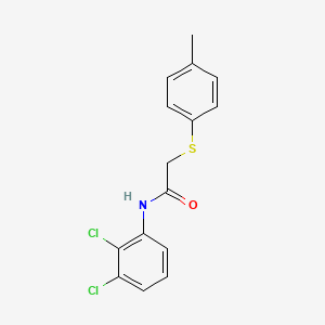 molecular formula C15H13Cl2NOS B2658932 N-(2,3-dichlorophenyl)-2-[(4-methylphenyl)sulfanyl]acetamide CAS No. 306732-04-7