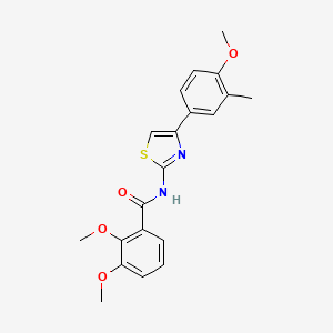2,3-dimethoxy-N-[4-(4-methoxy-3-methylphenyl)-1,3-thiazol-2-yl]benzamide