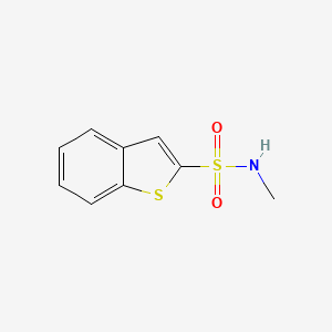 molecular formula C9H9NO2S2 B2658980 N-methyl-1-benzothiophene-2-sulfonamide CAS No. 1263277-81-1