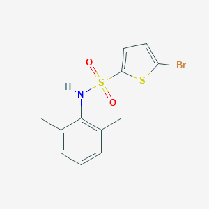 molecular formula C12H12BrNO2S2 B265899 5-bromo-N-(2,6-dimethylphenyl)-2-thiophenesulfonamide 