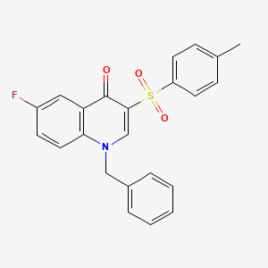 1-benzyl-6-fluoro-3-tosylquinolin-4(1H)-one