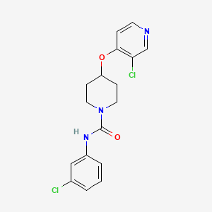 N-(3-chlorophenyl)-4-((3-chloropyridin-4-yl)oxy)piperidine-1-carboxamide