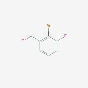 molecular formula C7H5BrF2 B2659010 2-Bromo-3-fluorobenzal fluoride CAS No. 1214338-27-8; 2244088-41-1