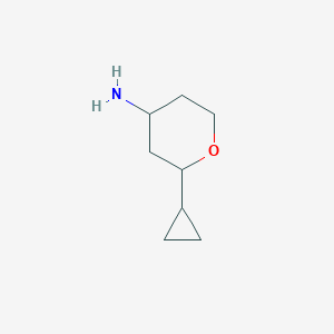 2-Cyclopropyloxan-4-amine