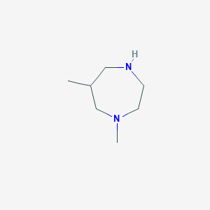 molecular formula C7H16N2 B2659016 1,6-二甲基-1,4-二氮杂环戊烷 CAS No. 1249696-58-9