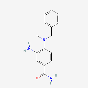 3-Amino-4-(benzyl(methyl)amino)benzamide