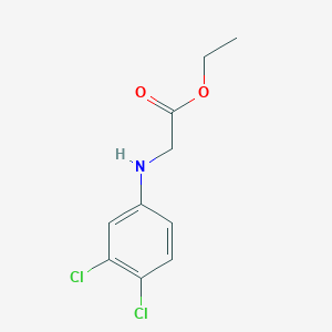 molecular formula C10H11Cl2NO2 B2659027 Ethyl 2-(3,4-dichloroanilino)acetate CAS No. 14108-81-7