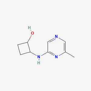 2-[(6-Methylpyrazin-2-yl)amino]cyclobutan-1-ol