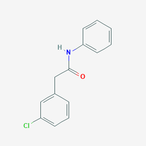 molecular formula C14H12ClNO B265905 2-(3-chlorophenyl)-N-phenylacetamide 