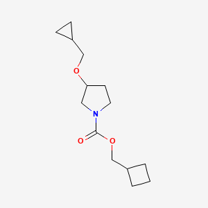 Cyclobutylmethyl 3-(cyclopropylmethoxy)pyrrolidine-1-carboxylate