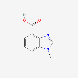 molecular formula C9H8N2O2 B2659091 1-甲基-4-苯并咪唑甲酸 CAS No. 672957-92-5