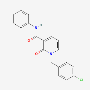 1-(4-chlorobenzyl)-2-oxo-N-phenyl-1,2-dihydropyridine-3-carboxamide