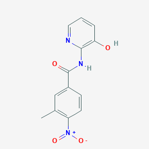 molecular formula C13H11N3O4 B2659127 N-(3-hydroxypyridin-2-yl)-3-methyl-4-nitrobenzamide CAS No. 1030173-45-5